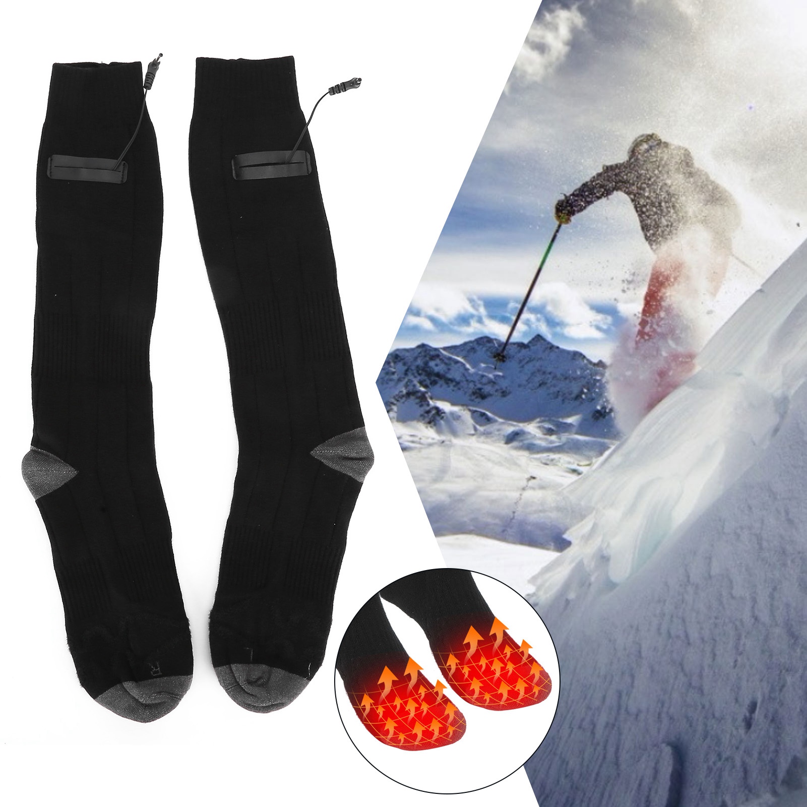 Thermal Sock Winter - Calcetines eléctricos con calefacción, calcetines térmicos