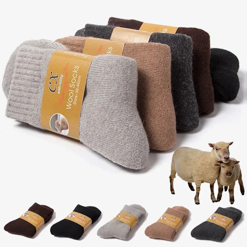 Thermal Sock Winter - Calcetines de lana para hombre, ideales