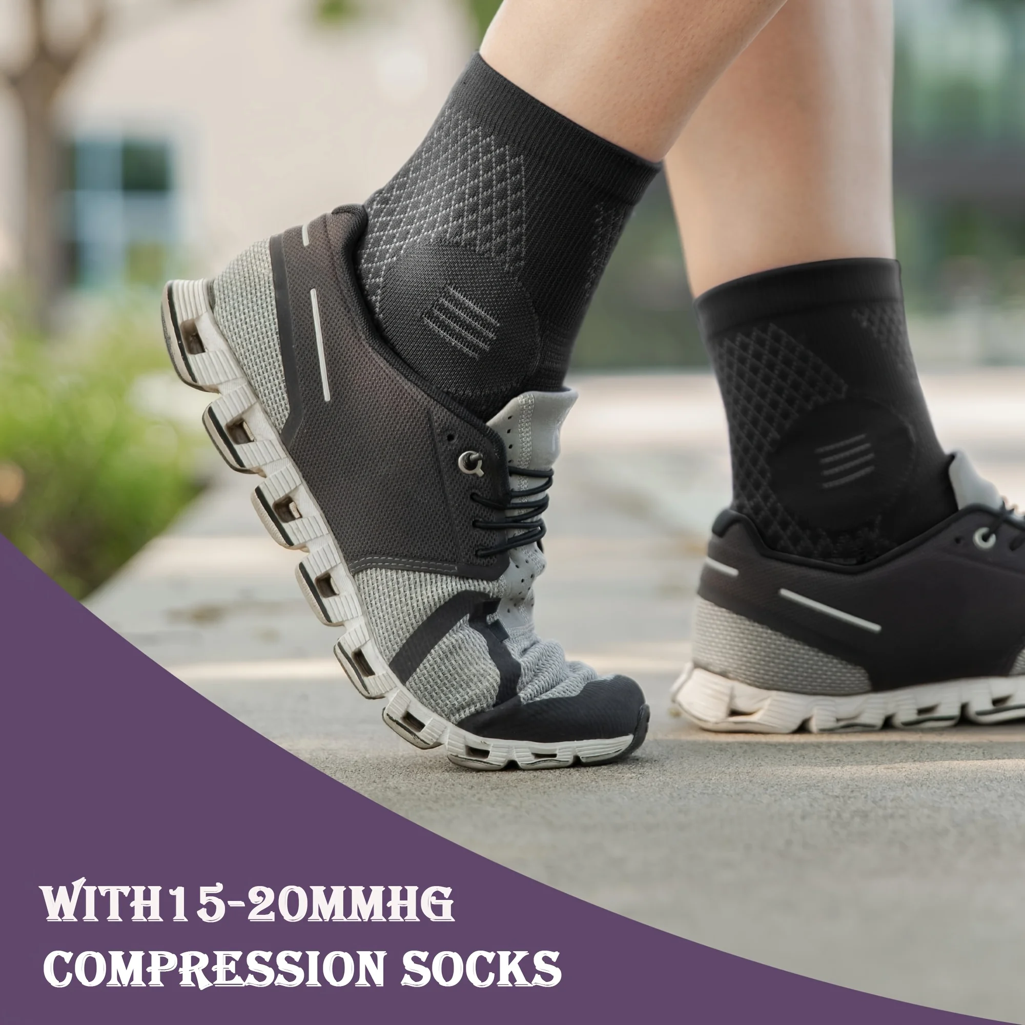 1 Par de Mangas de Compresión  - Ankle Brace Sock reseña y precio