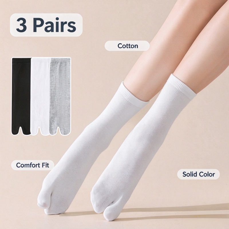 3 pares/lote de calcetines uni - Toe Sock Split reseña y precio